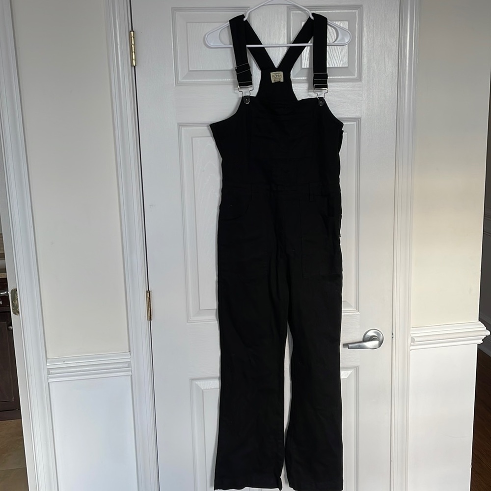 Black Overalls from Torn x Ronny Kobo